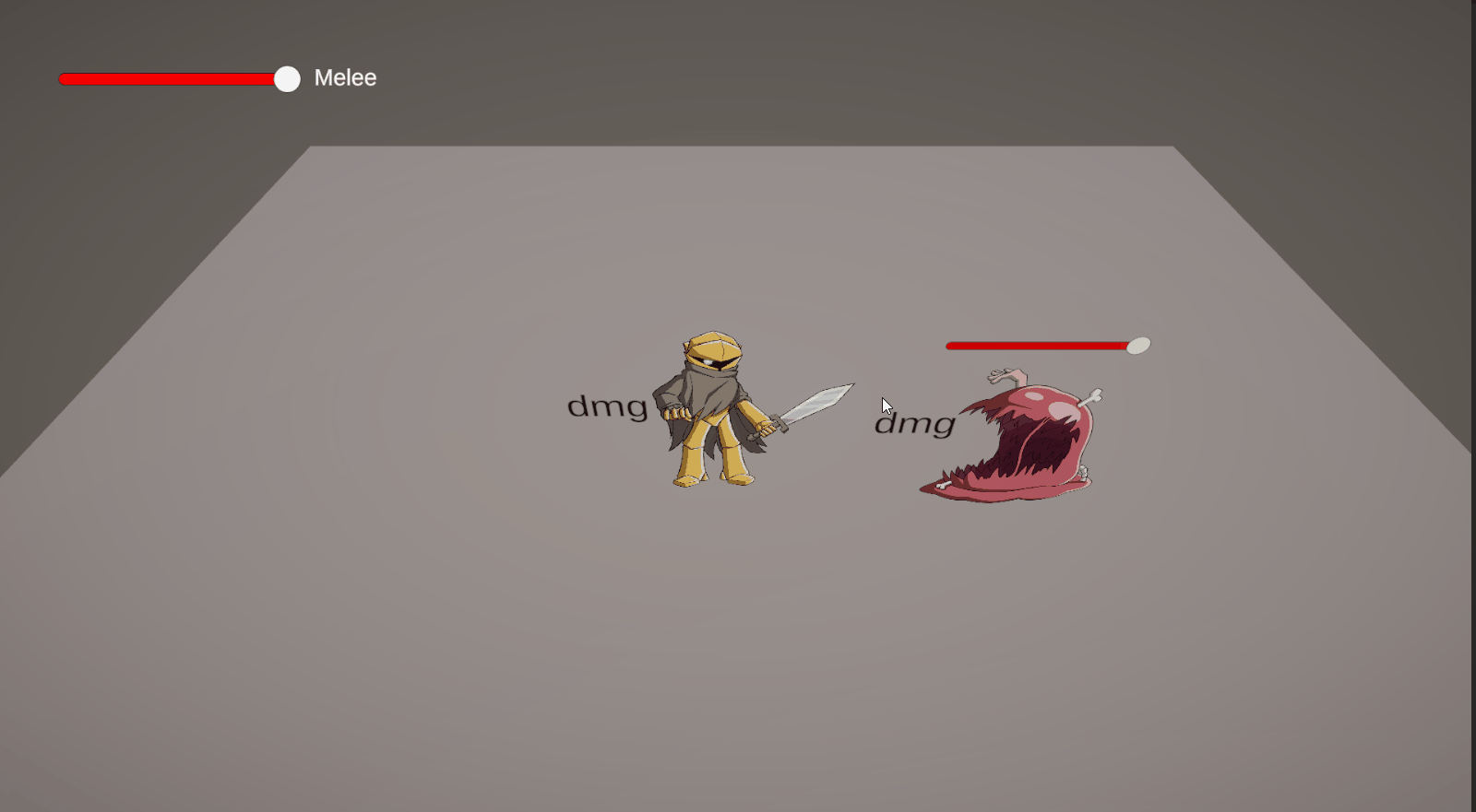 Speler attack enemy